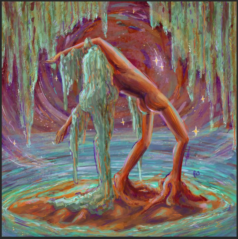 Dryad in the Grotto, 2021